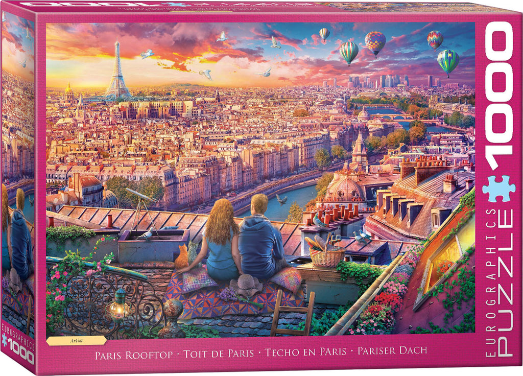 Paris Rooftop 1000-Piece Puzzle