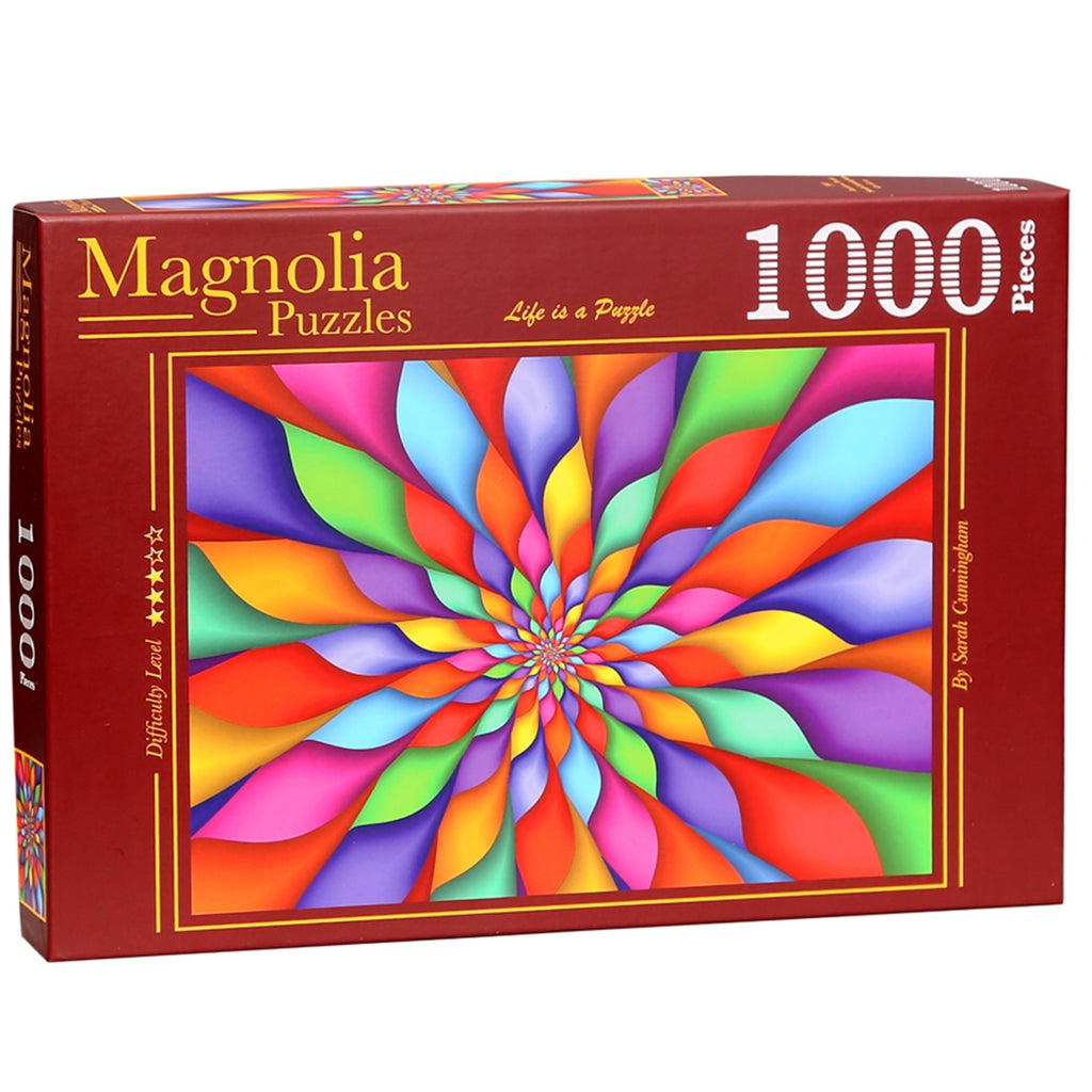 Rainbow Petals 1000-Piece Puzzle