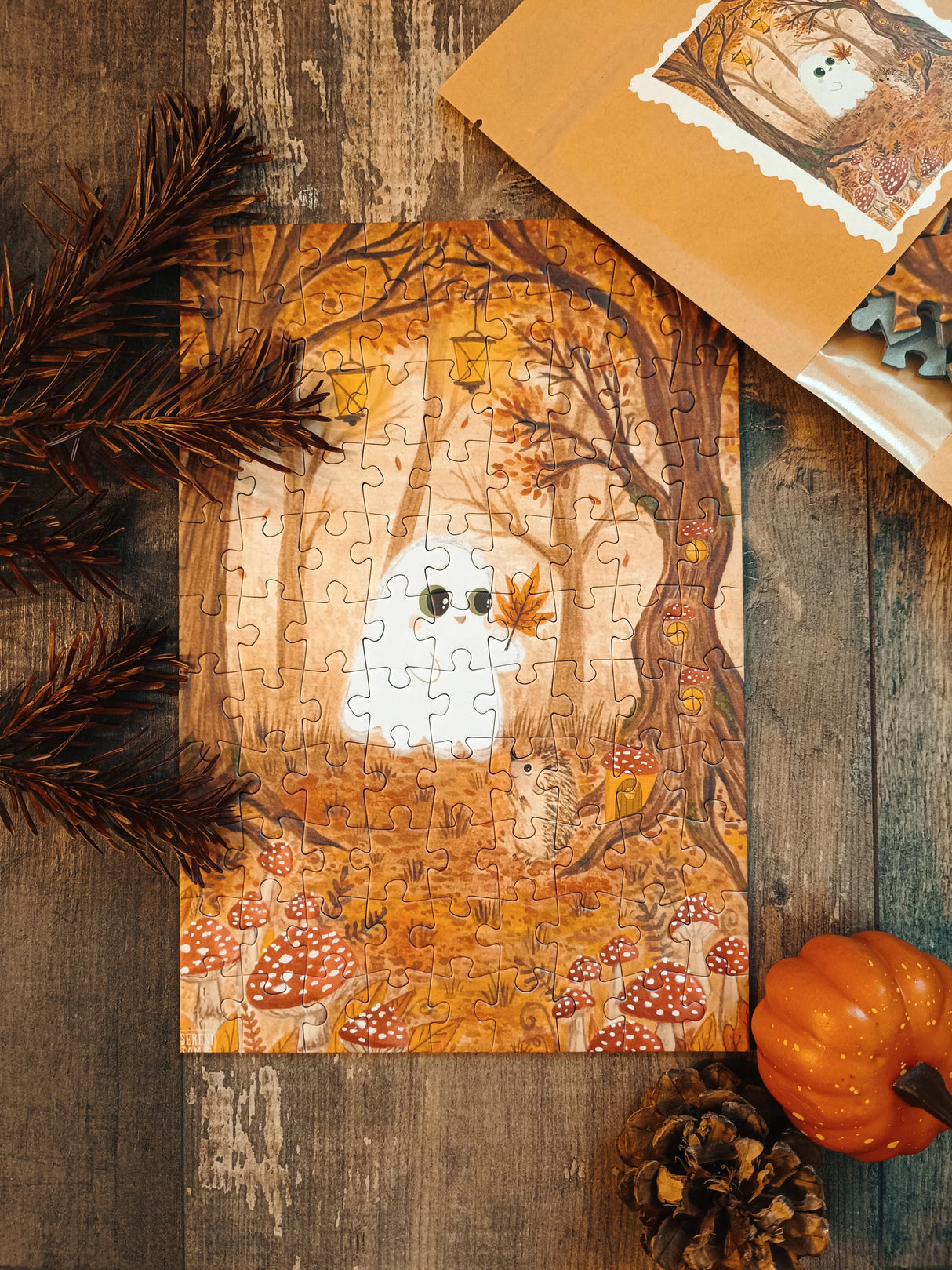 Promenade de Mr Ghost 99-Piece Puzzle