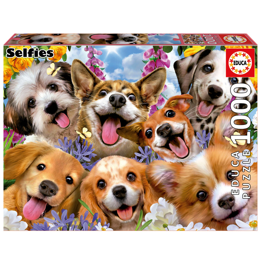 Puppies Selfie<br>Casse-tête de 1000 pièces