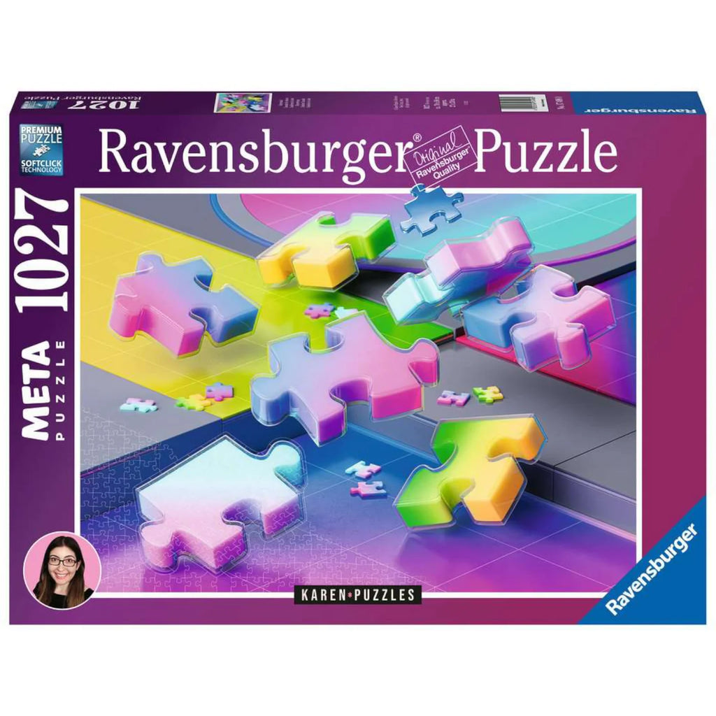 Karen Puzzles - Gradient Cascade 1027-Piece Puzzle Old