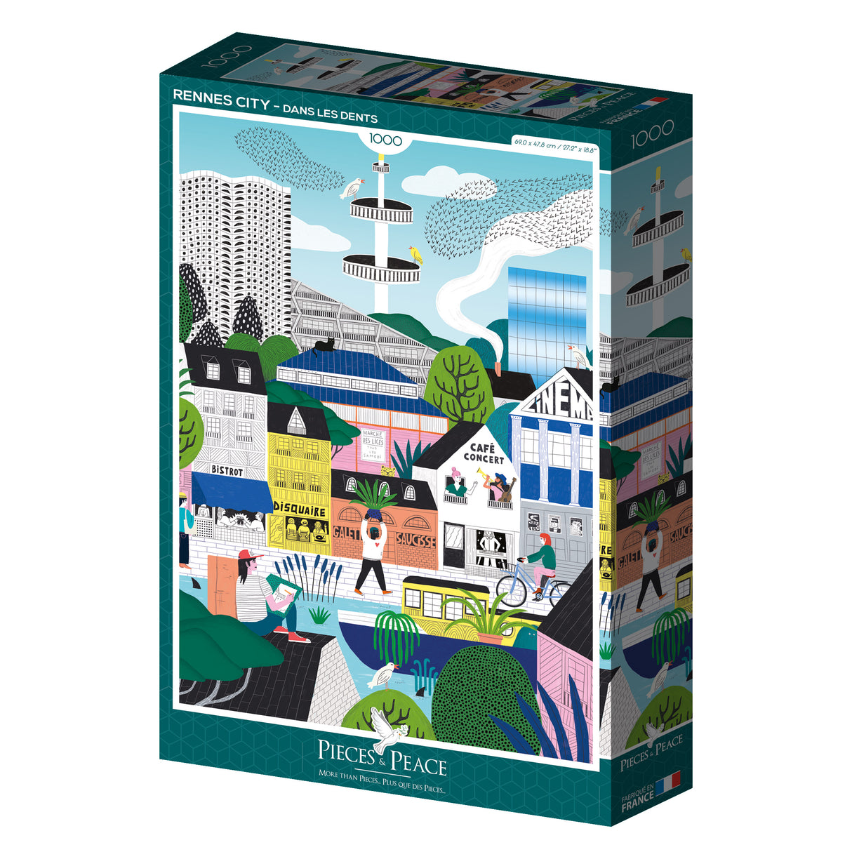 Rennes City 1000-Piece Puzzle