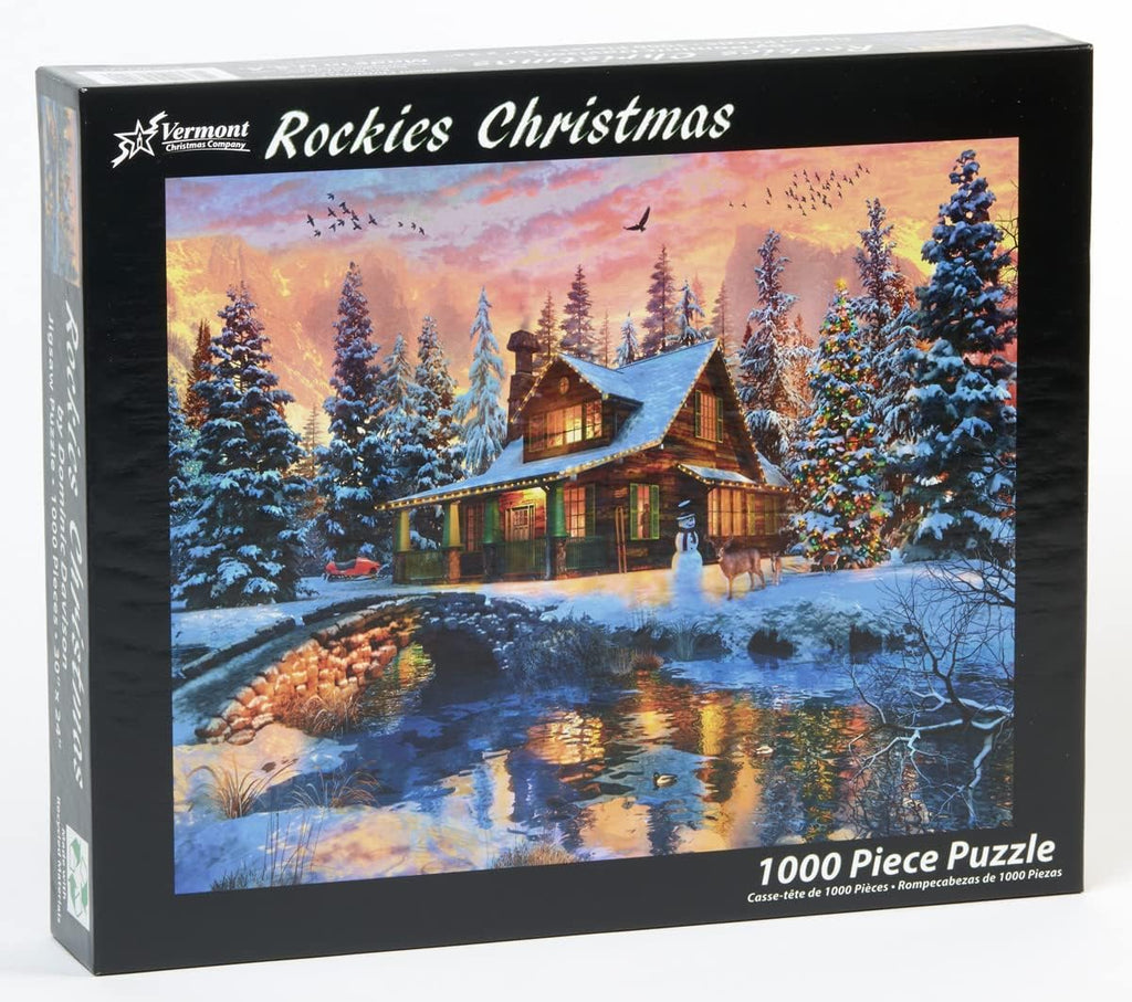 Rockies Christmas 1000-Piece Puzzle
