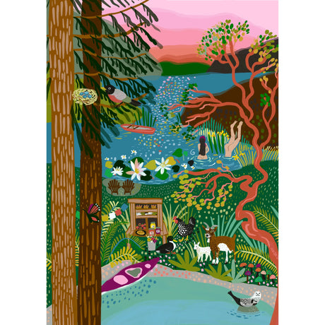 Salt Spring Island Swim 1000-Piece Puzzle