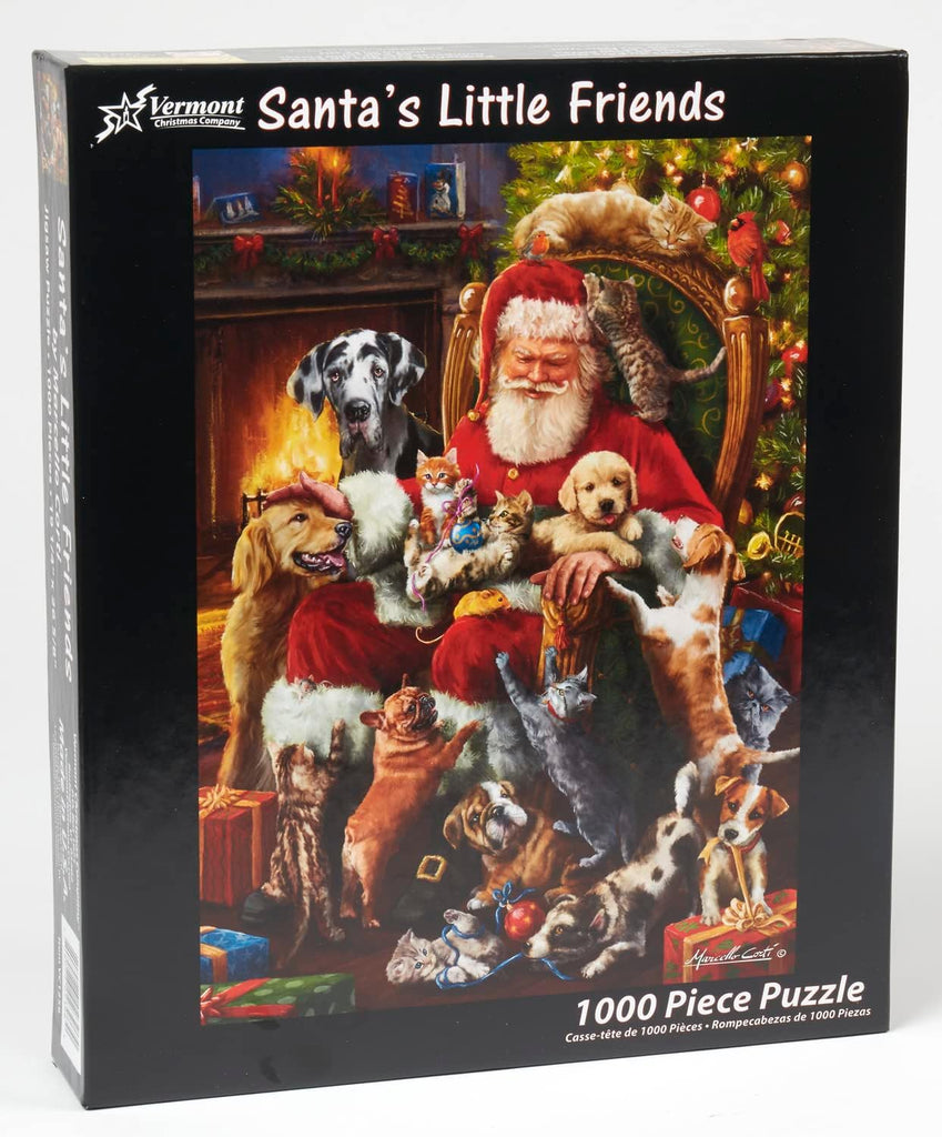 Santa's Little Friends 1000-Piece Puzzle