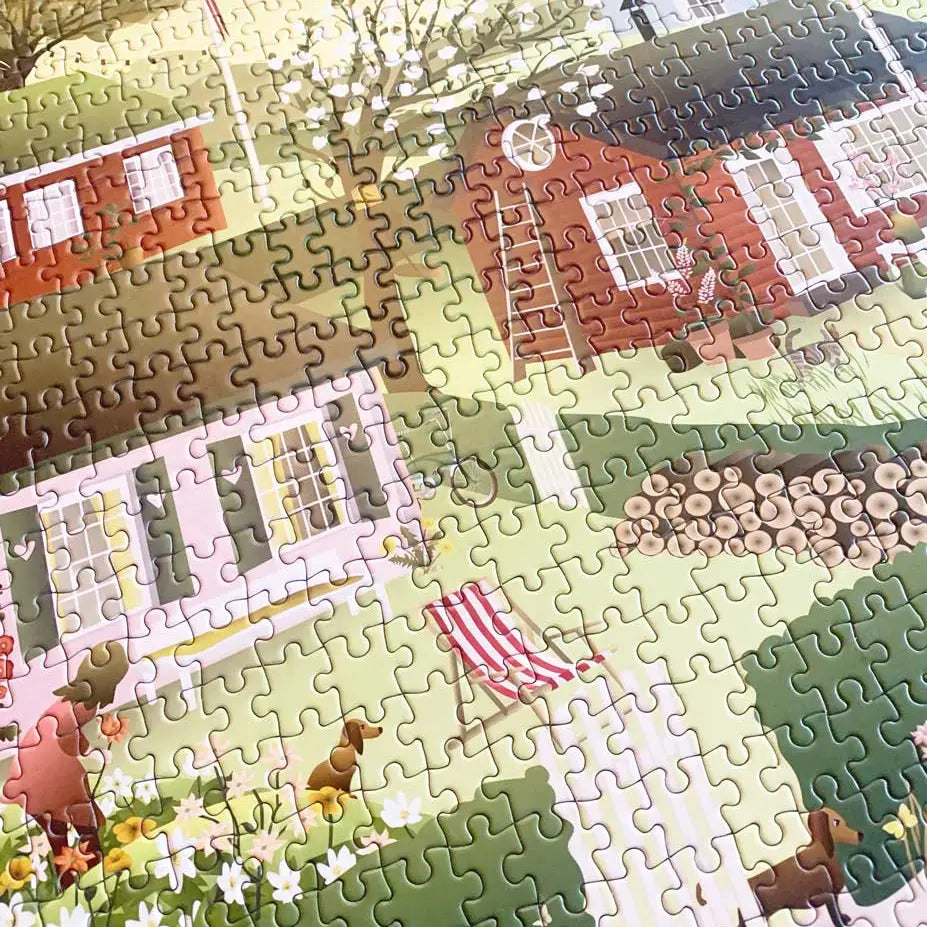 Small Houses 1000-Piece Puzzle