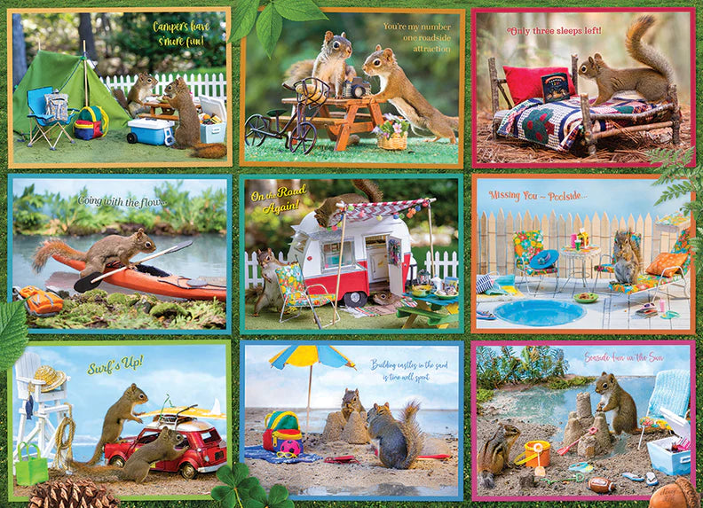 Squirrels on Vacation 1000-Piece Puzzle