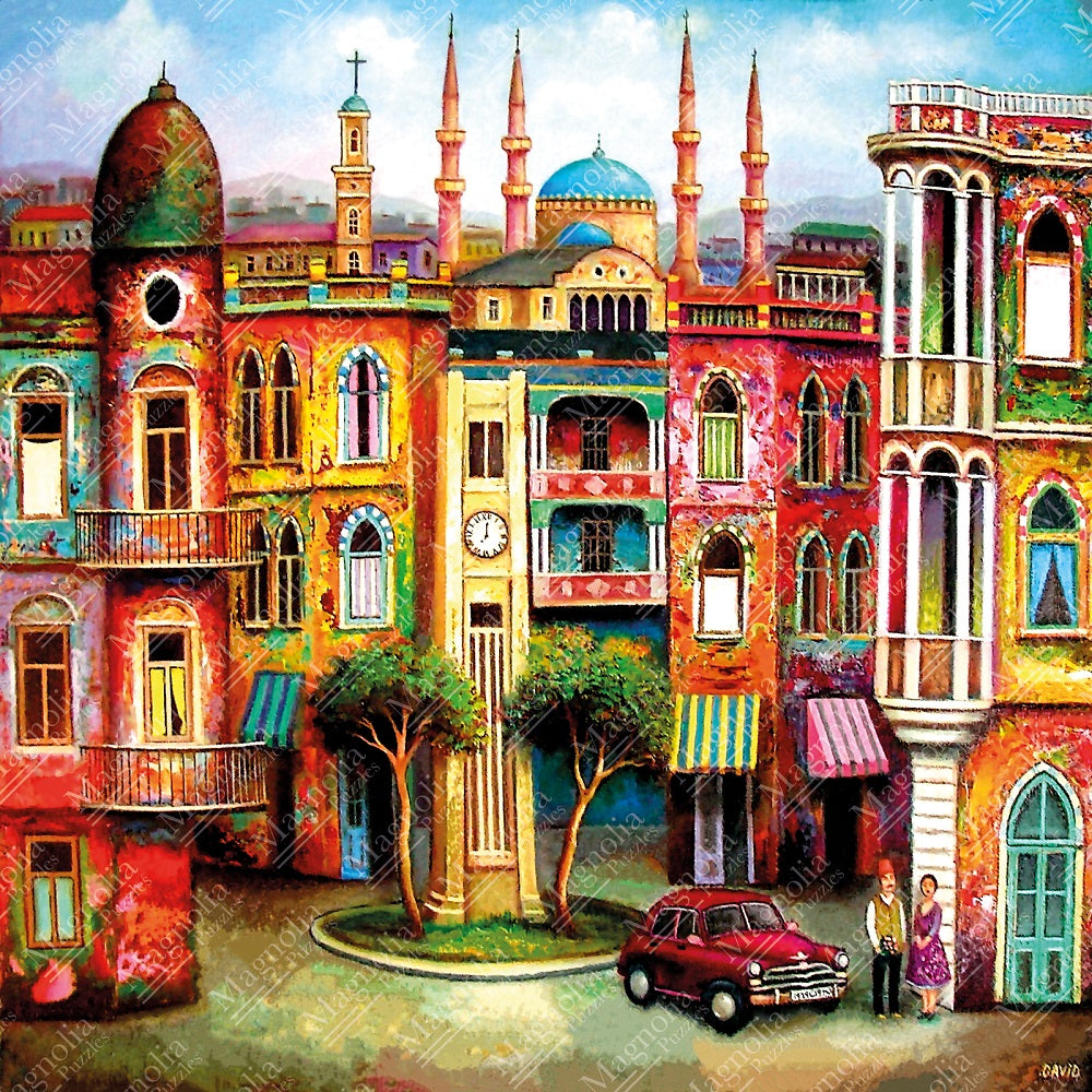 Tbilisi Square – David Martiashvili 1023-Piece Puzzle Mar