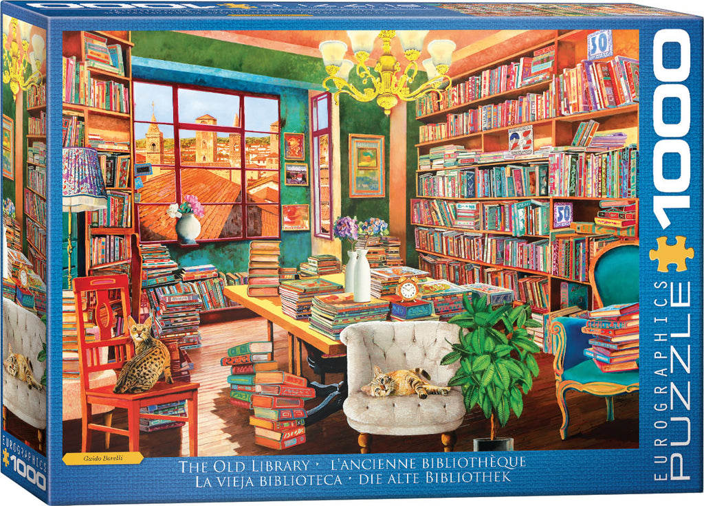 The Old Library 1000-Piece Puzzle