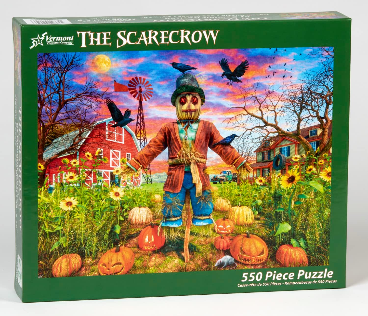 Scarecrow　The　RoseWillie　Christmas　550-Piece　Puzzle　Vermont　by　Company
