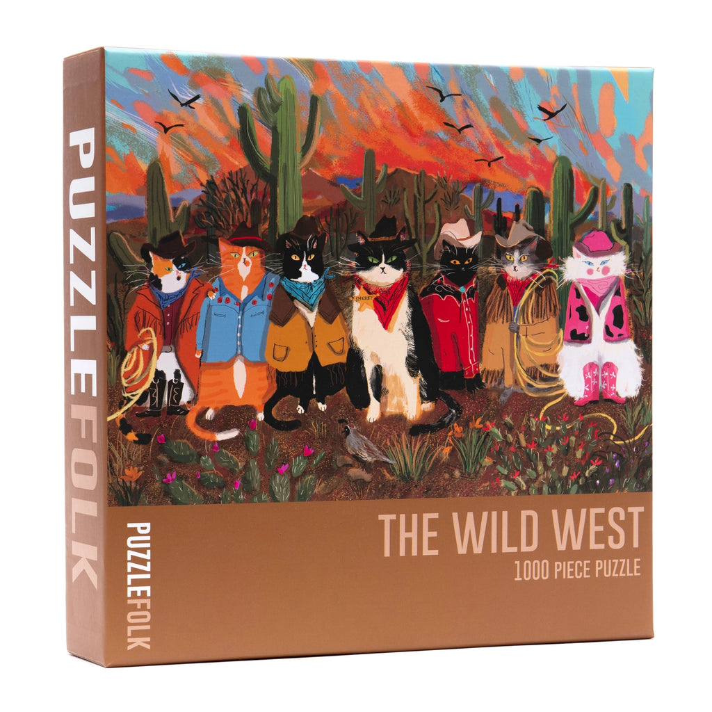 The Wild West 1000-Piece Puzzle