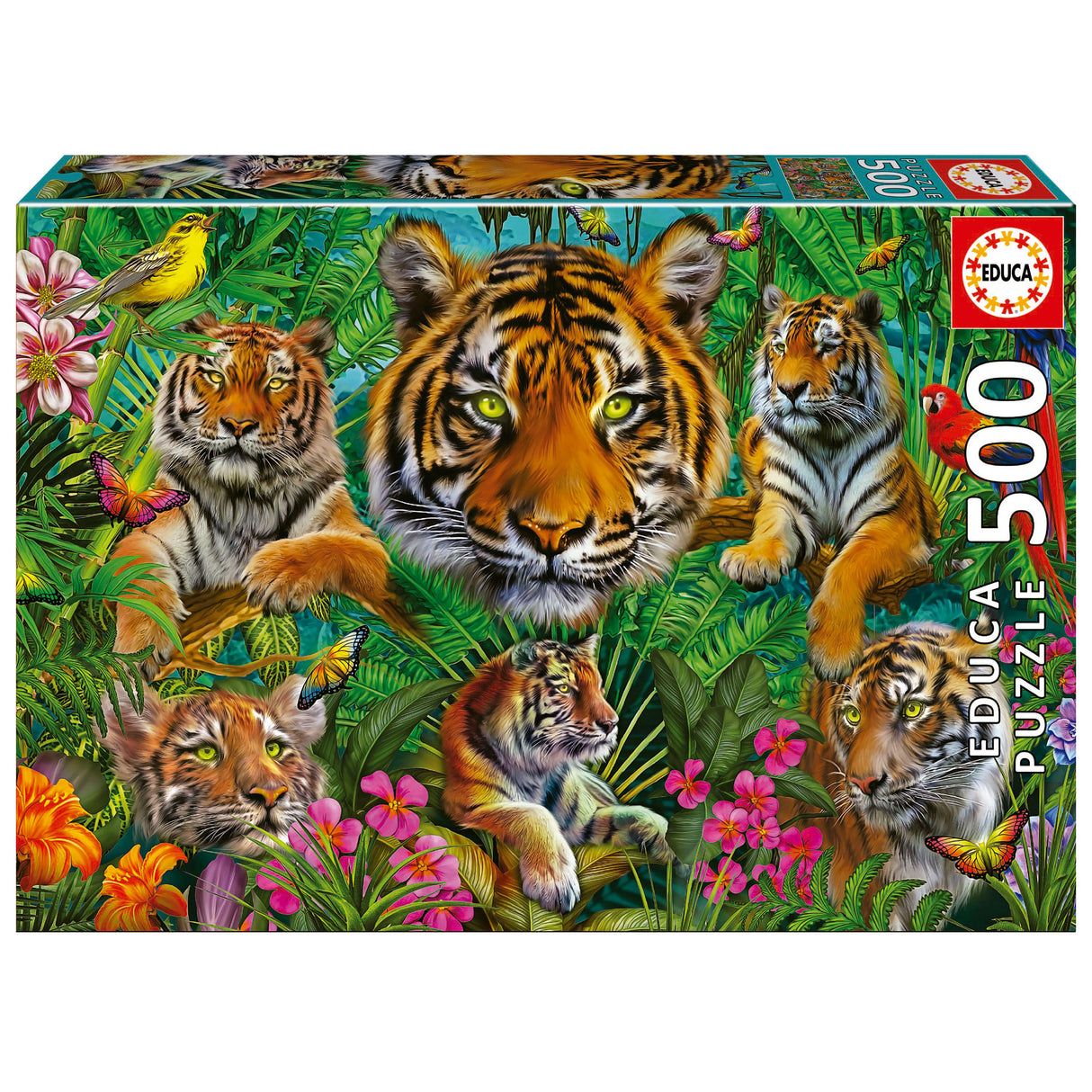 Tiger Jungle 500-Piece Puzzle