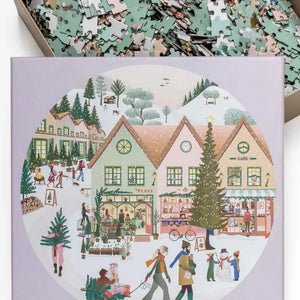 White Christmas 1000-Piece Puzzle