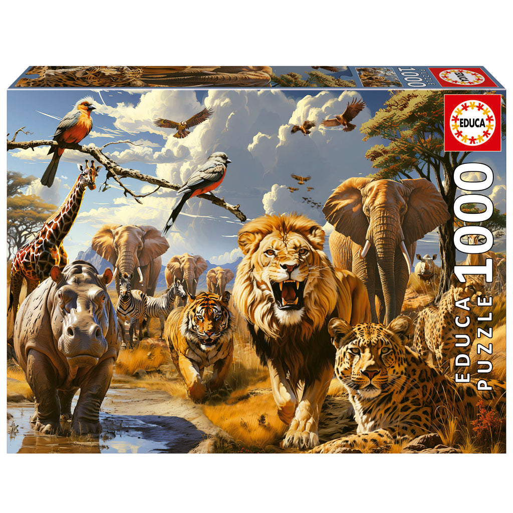 Wild Animals<br>Casse-tête de 1000 pièces