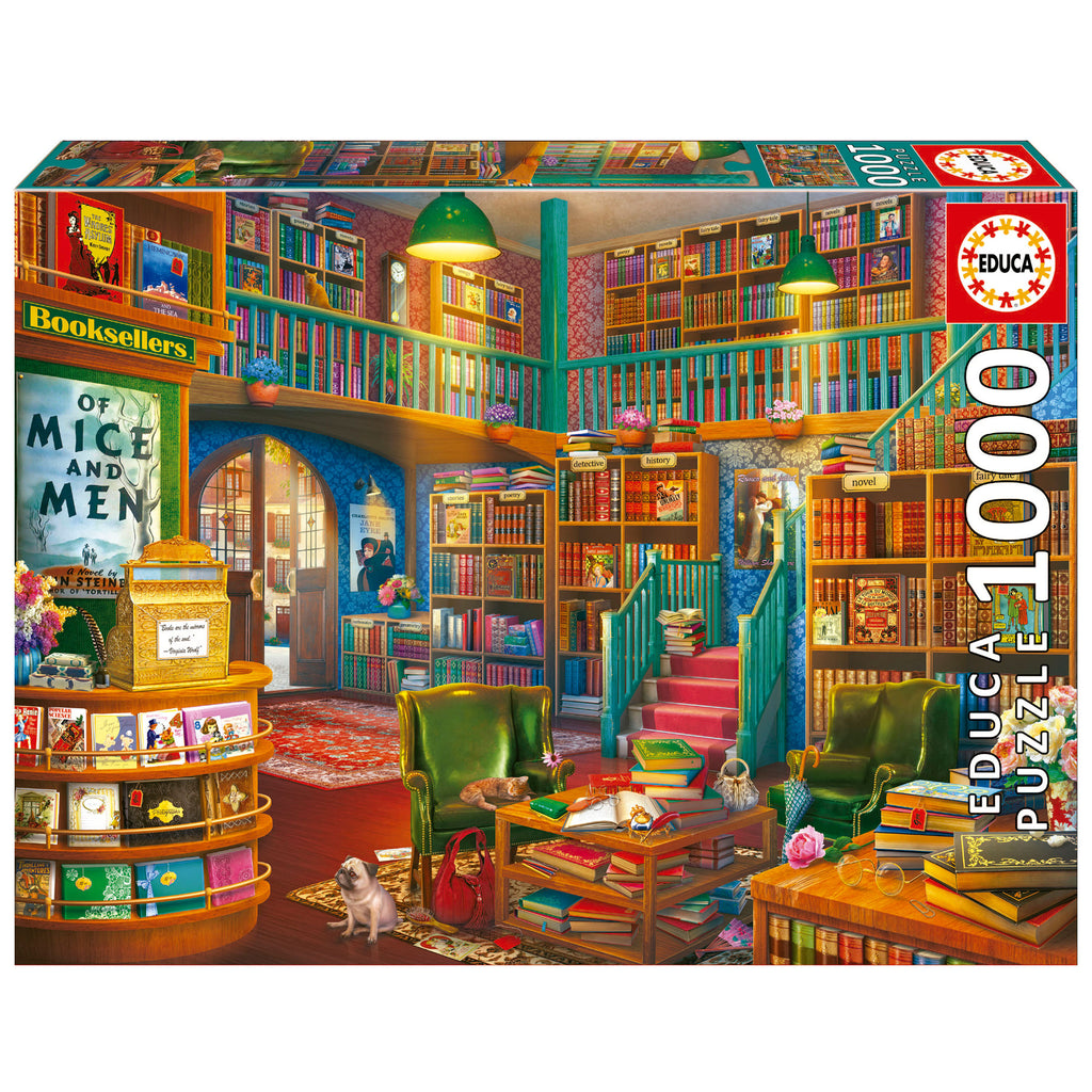 Wonderful Bookshop<br>Casse-tête de 1000 pièces