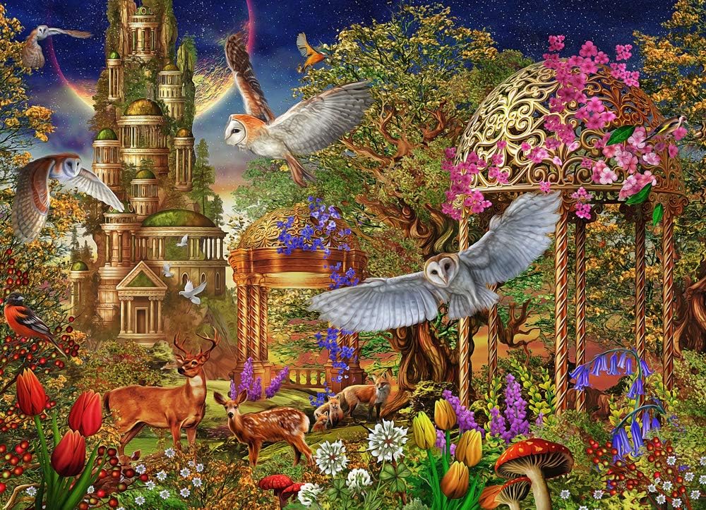 Woodland Fantasy 1000-Piece Puzzle