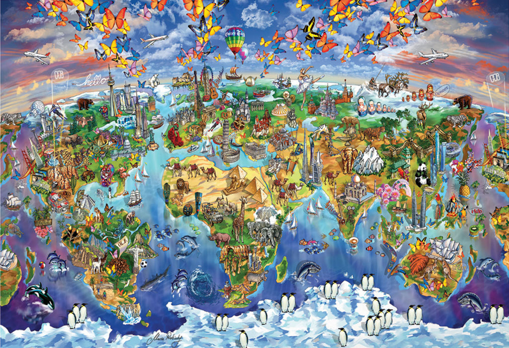 World Wonders 5000-Piece Puzzle