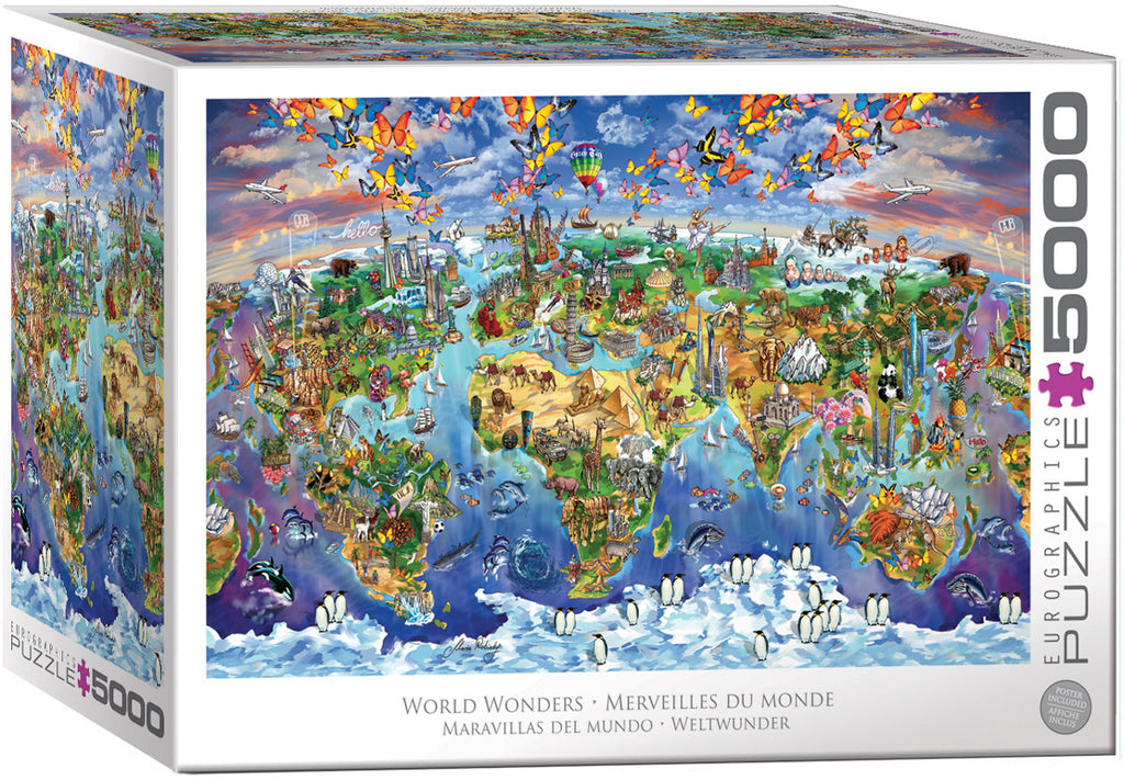 World Wonders 5000-Piece Puzzle