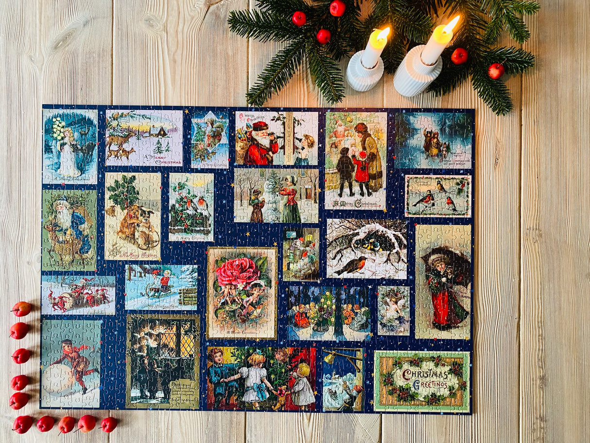 Ye Old Christmas Greetings 1000-Piece Puzzle