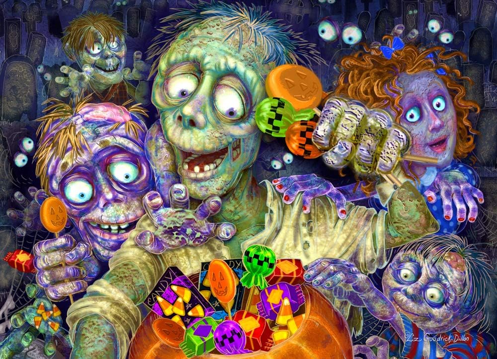 Zombies Like Candy 1000-Piece Puzzle