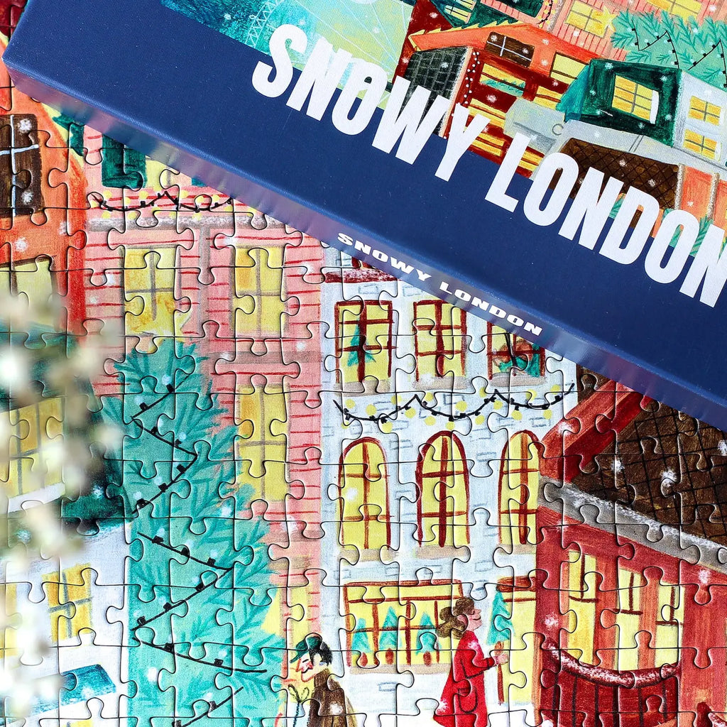 Snowy London 500-Piece Puzzle