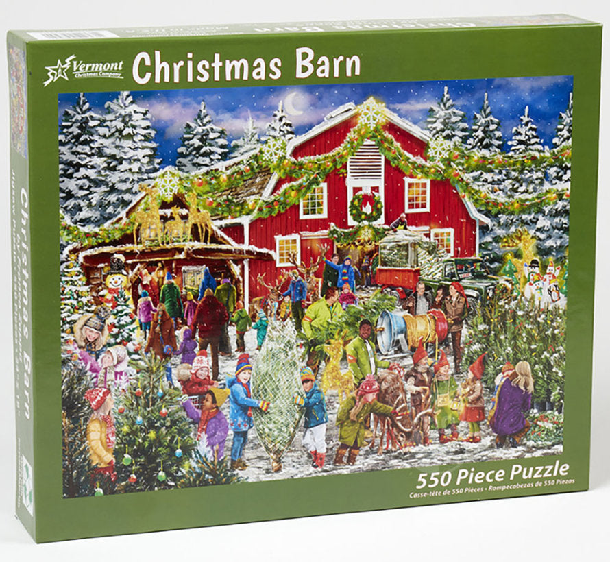 Christmas Barn - Casse-tête de 550 pièces