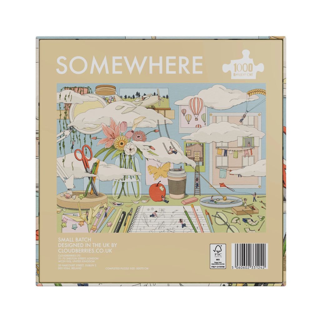 Somewhere (Small Batch Random Cut) 1000-Piece Puzzle