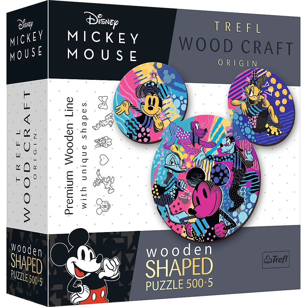 Disney's Mickey Mouse<br>Casse-tête de 505 pièces en Bois