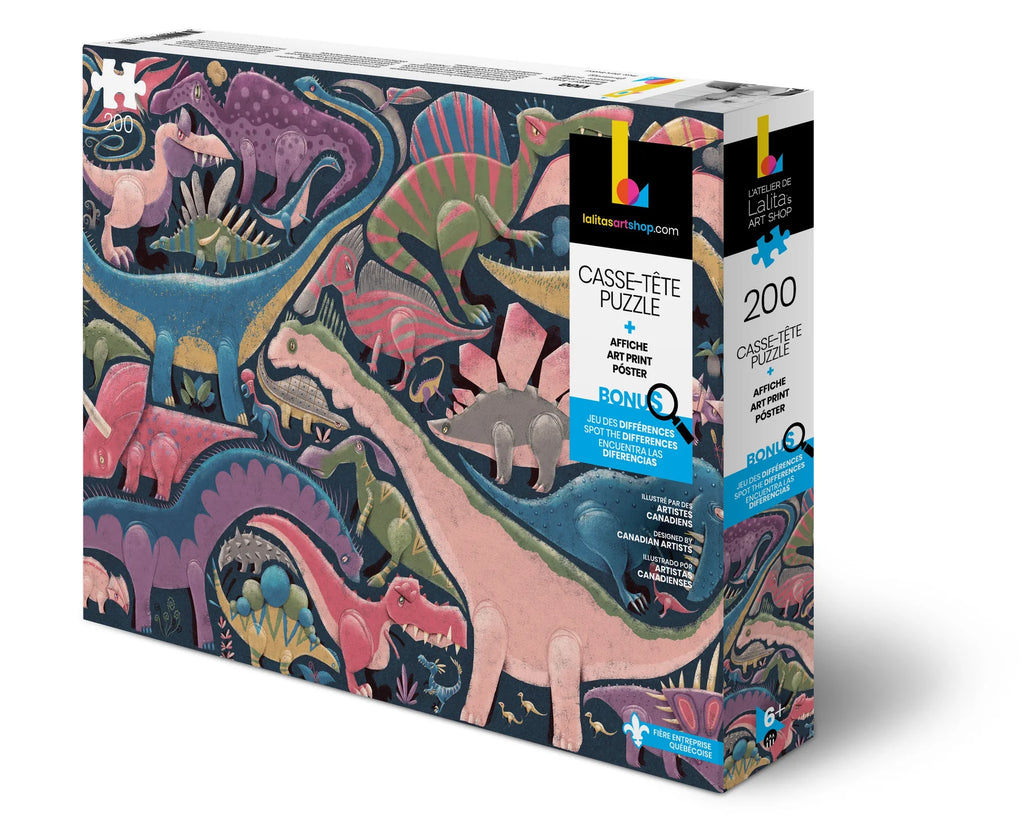 Dinosaurs Galore! 200-Pieces Puzzle