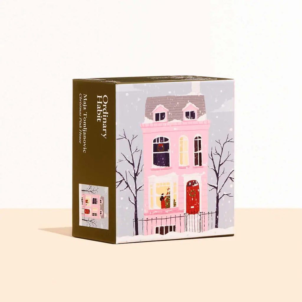 Christmas Pink House<br>Casse-tête de 100 pièces