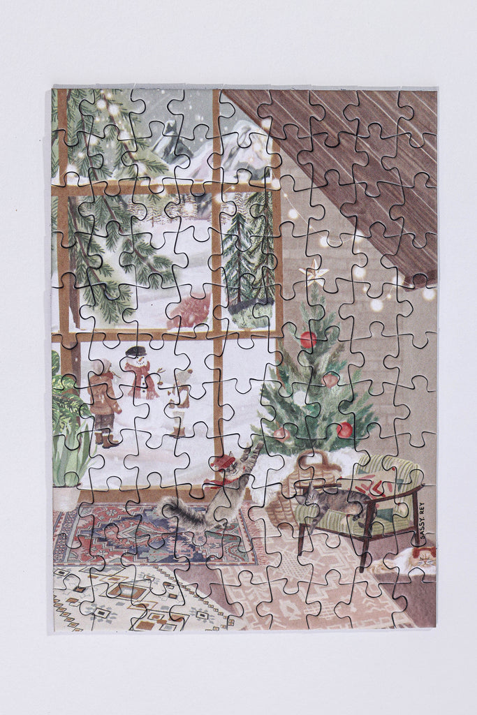 Snow Man Memories 99-Piece Puzzle