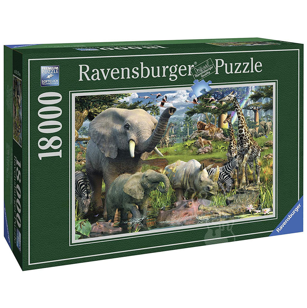 At the Waterhole 18000-Piece Puzzle