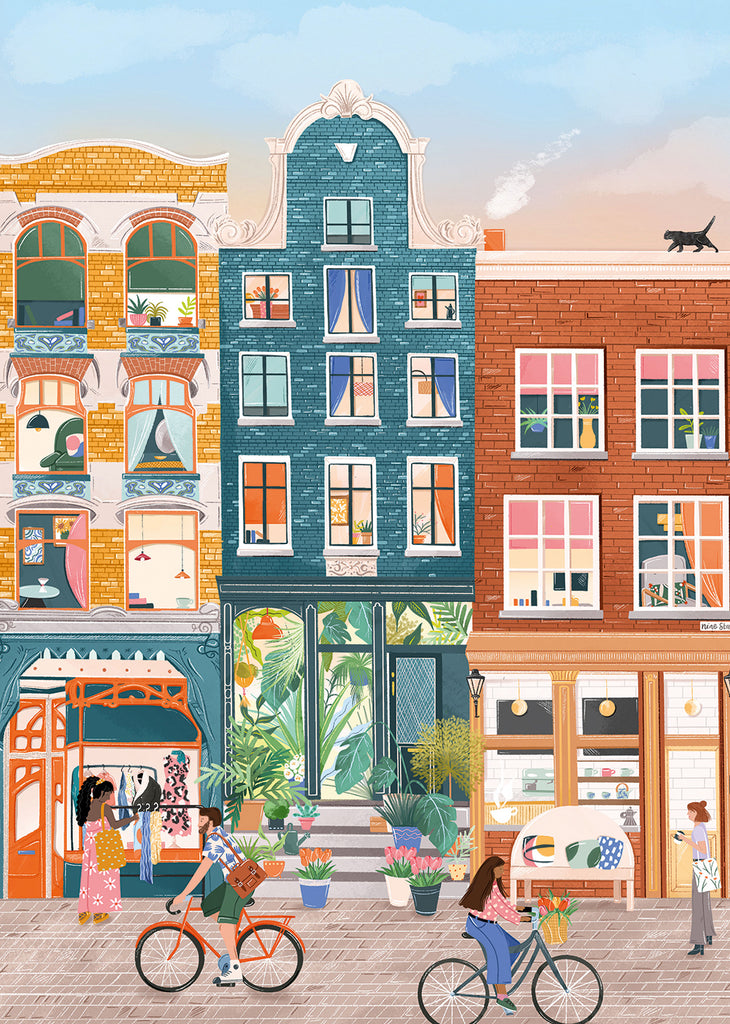 Nine Streets, Amsterdam 500-Piece Puzzle