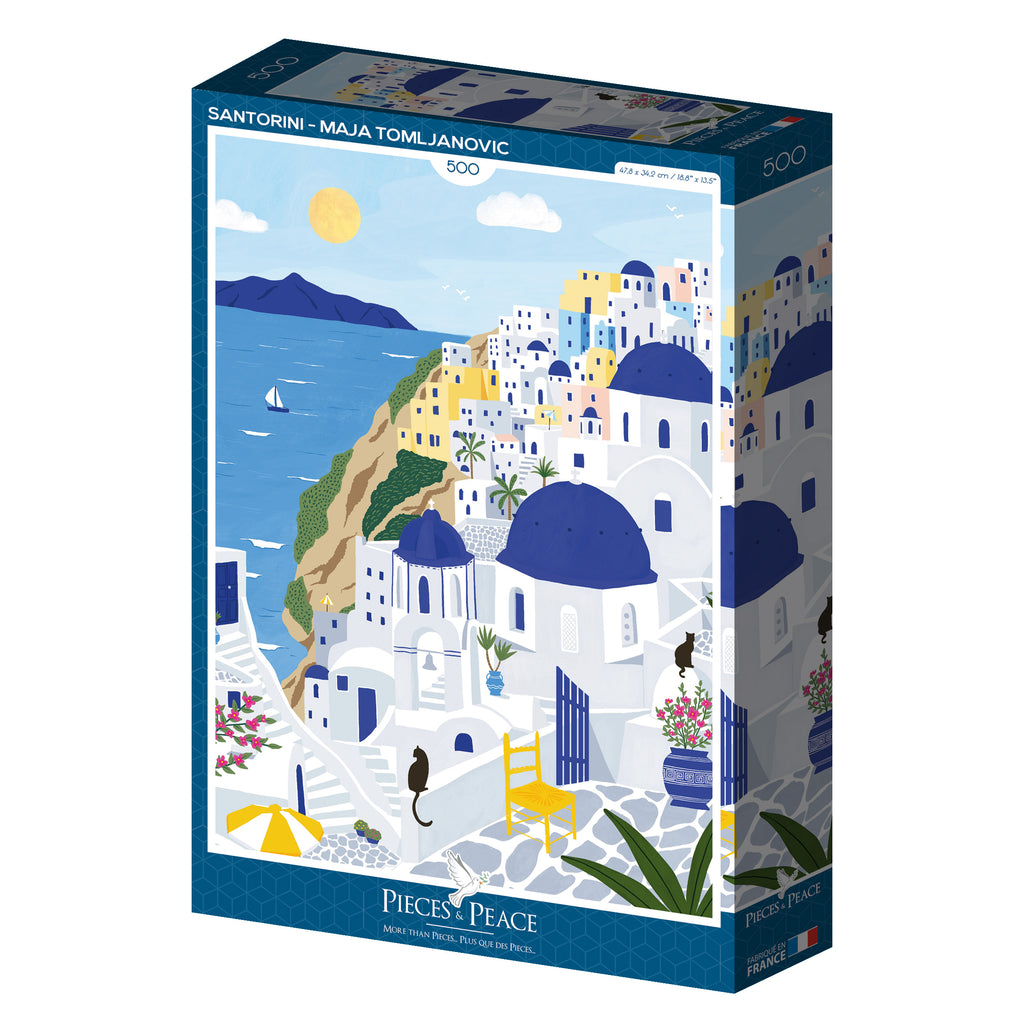 Santorini 500-Piece Puzzle