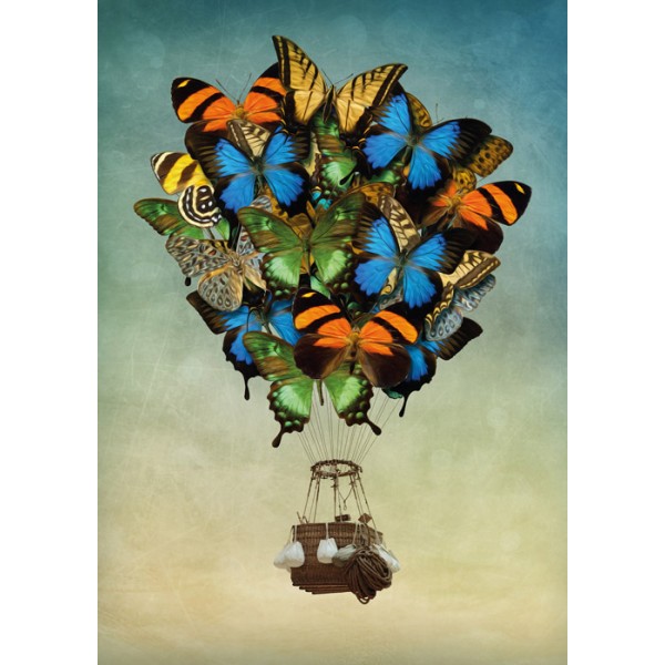 Butterfly Balloon<br>Casse-tête de 1000 pièces