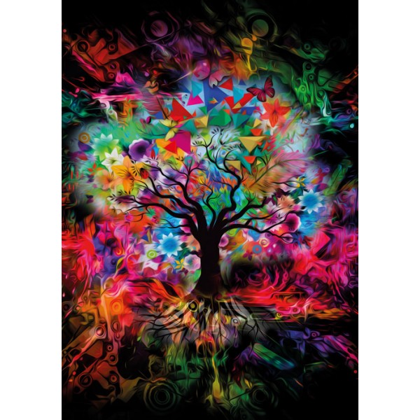 Colorful Tree 1000-Piece Puzzle