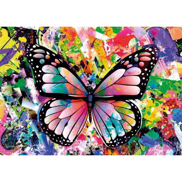 Colorful Butterfly 1000-Piece Puzzle