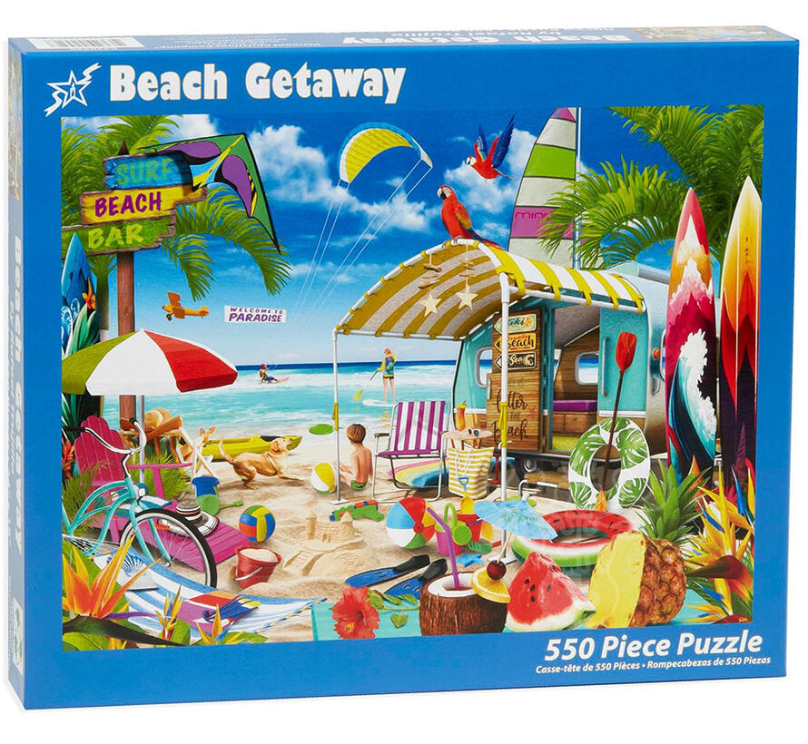Beach Getaway 550-Piece Puzzle