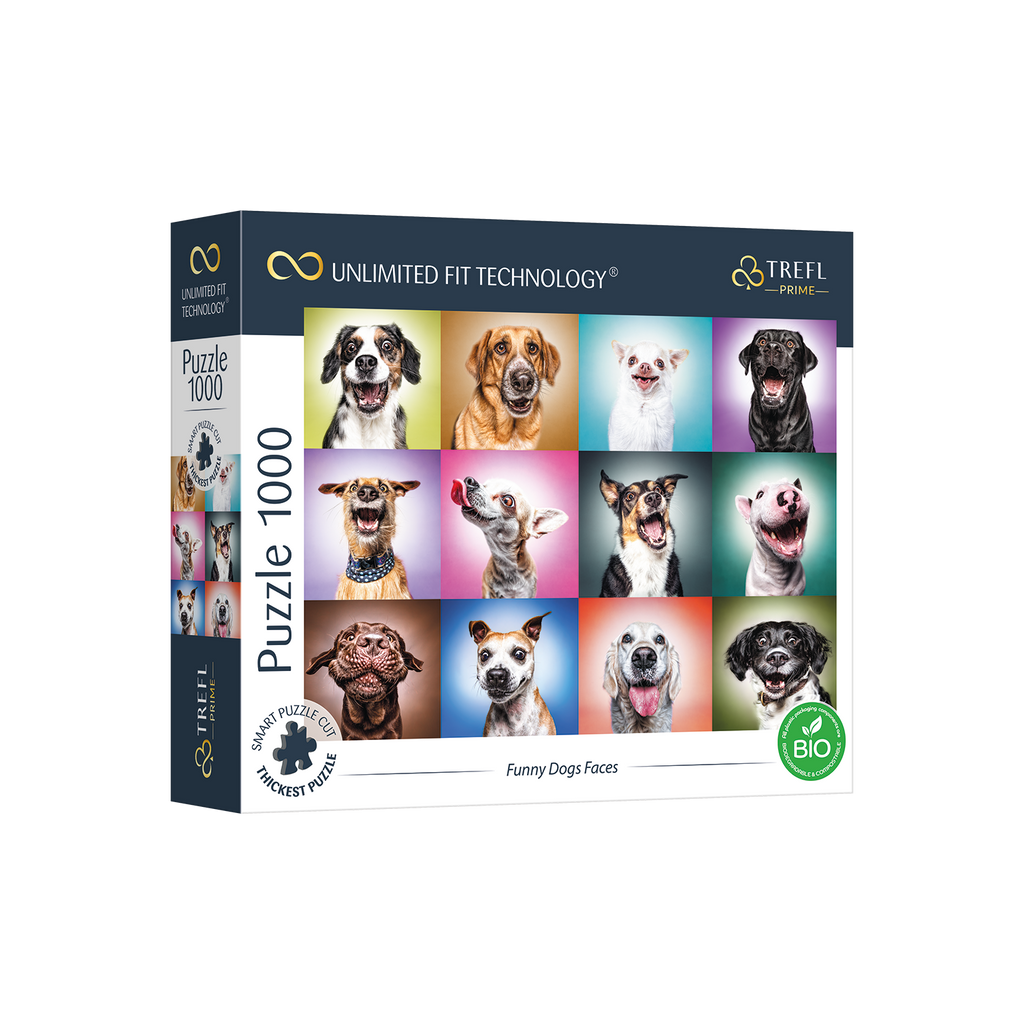 Funny Dogs Faces 1000-Piece Puzzle