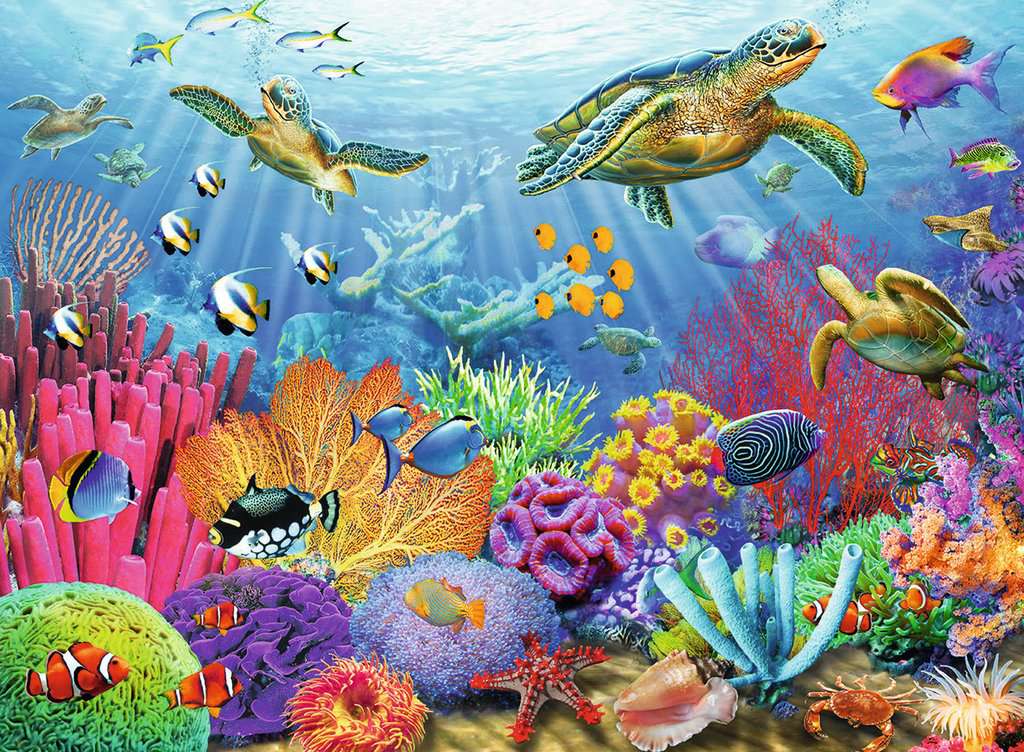 Tropical Waters 500-Piece Puzzle Old