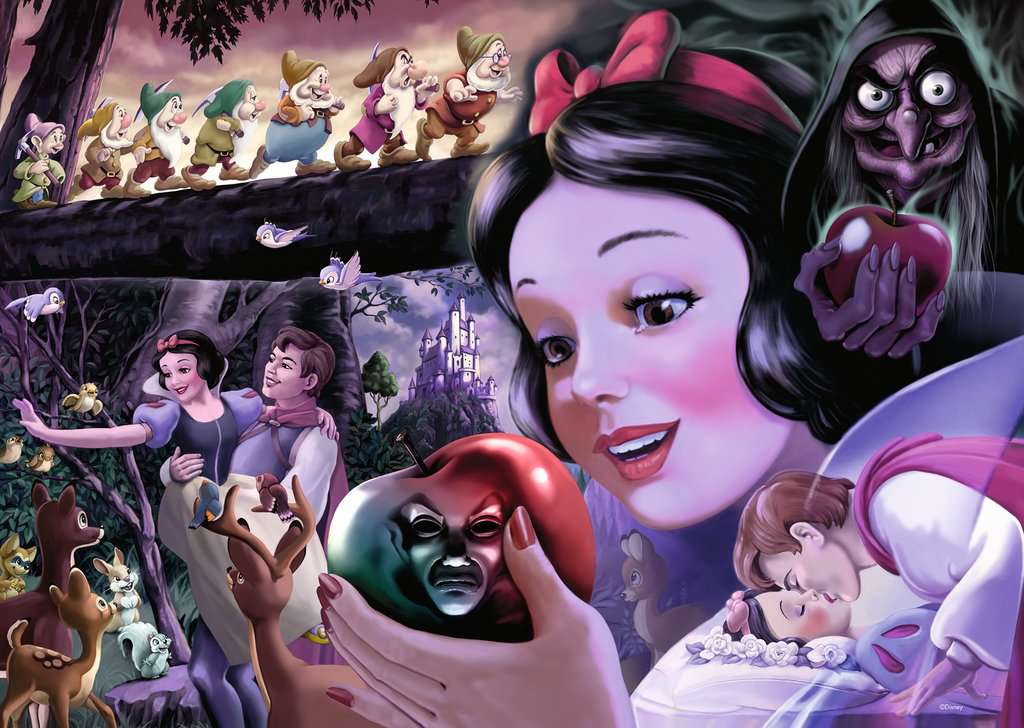 Princess Snow White 1000-Piece Puzzle Old