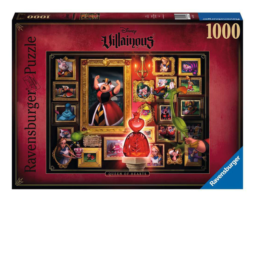 Villainous - Queen of Hearts 1000-Piece Puzzle Old