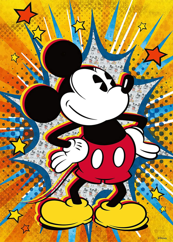 Retro Mickey 1000-Piece Puzzle Old
