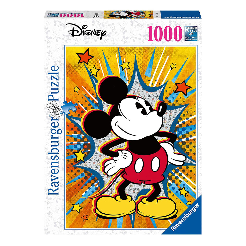 Retro Mickey 1000-Piece Puzzle Old