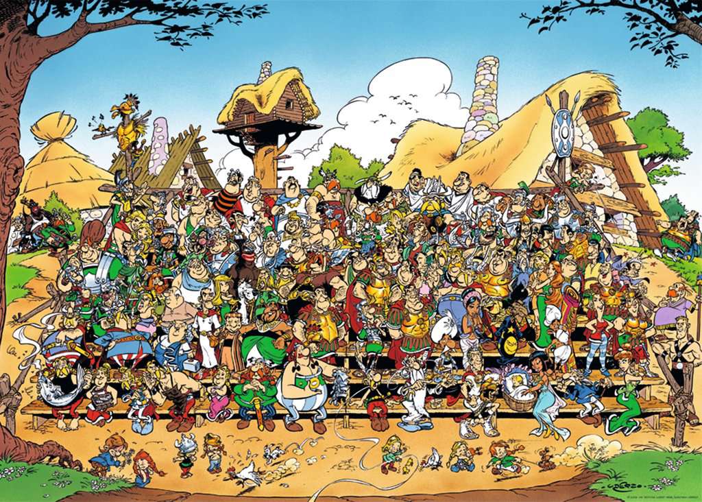 Asterix Family Picture 1000-Piece Puzzle