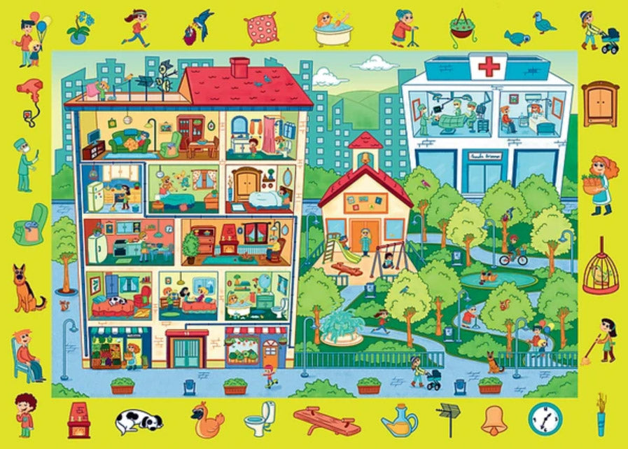 Town - Observation 70-Piece Puzzle