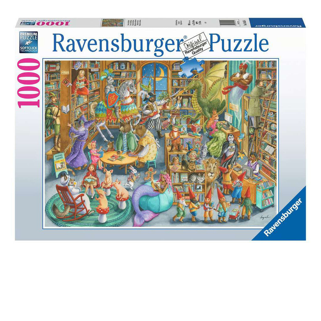Midnight at the Library 1000-Piece Puzzle Old