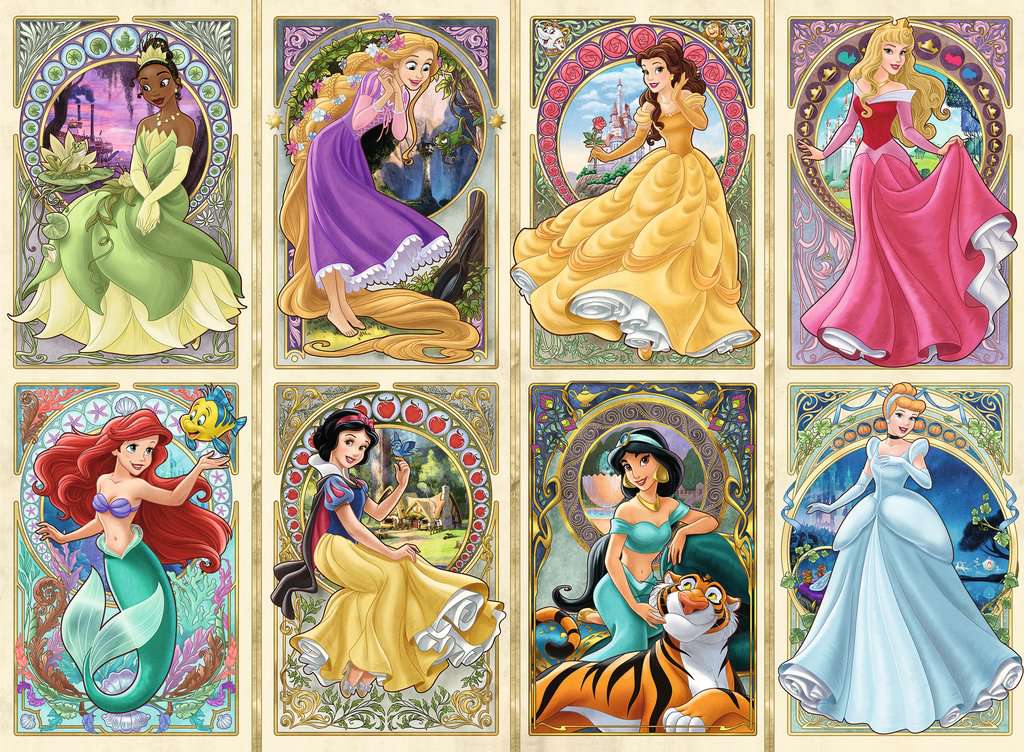 Art Nouveau Princess 1000-Piece Puzzle