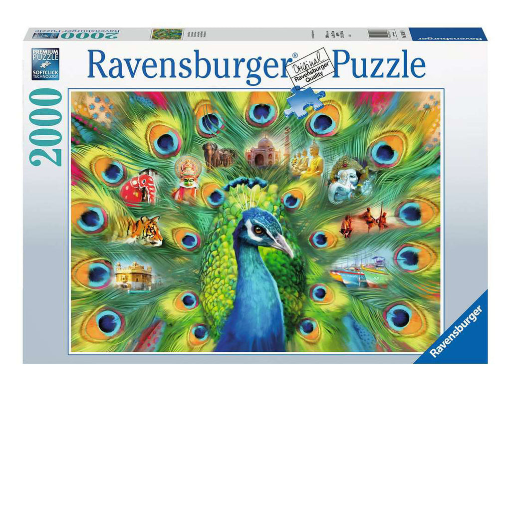Land of the Peacock 2000-Piece Puzzle