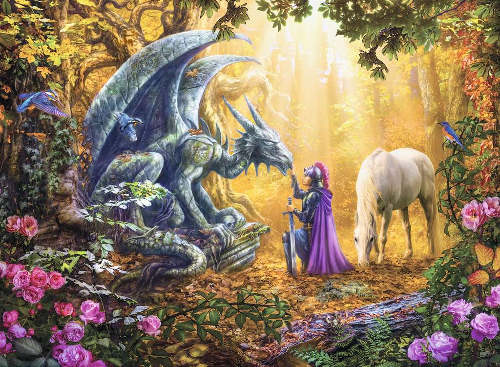 Dragon Whisperer 500-Piece Puzzle Old
